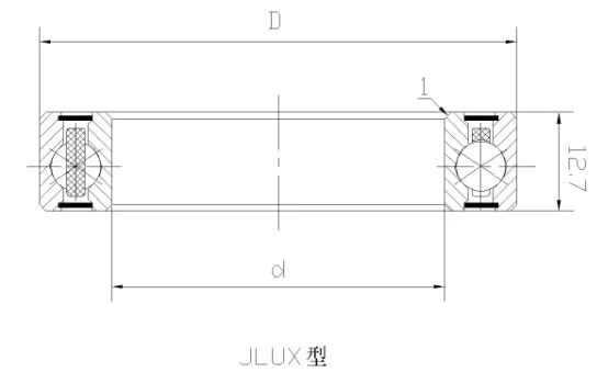 JLUX四點接觸球密封等截面薄壁軸承